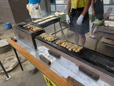 大好評の焼き鳥
